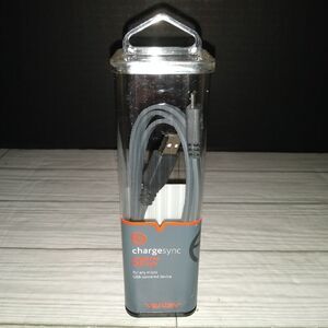 Ventev (572029) 4ft Chargesync Tangle Free Cable for Micro USB Devices - Gray